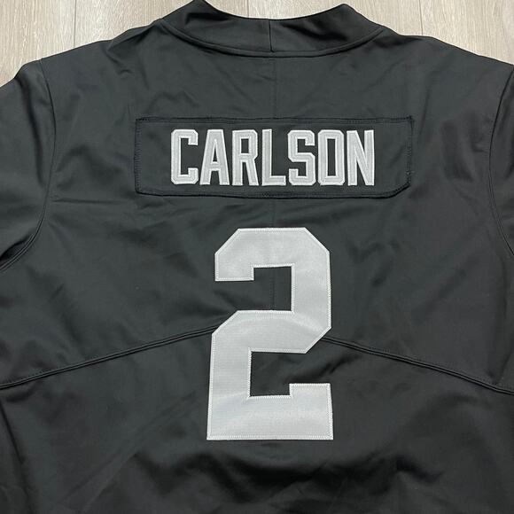 Nike Daniel Carlson Black Raiders Game Player Jersey size Medium M B4 - Picture 7 of 7